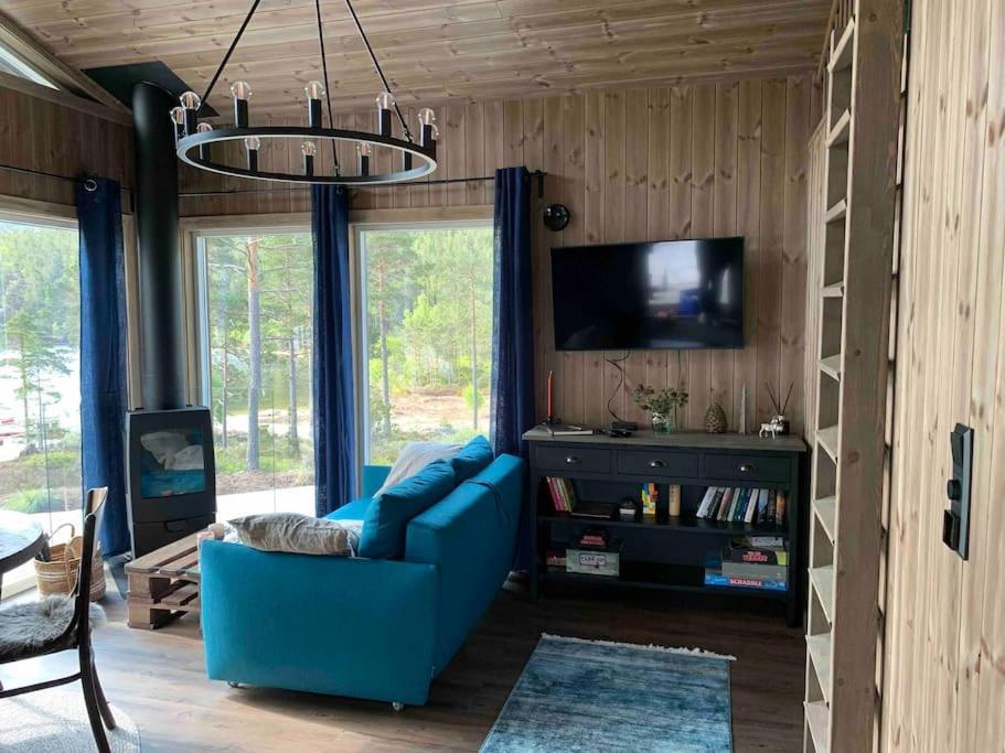 Cosy Cabin Between Lake And Mountain Treungen Eksteriør billede