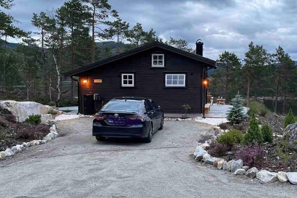 Cosy Cabin Between Lake And Mountain Treungen Eksteriør billede